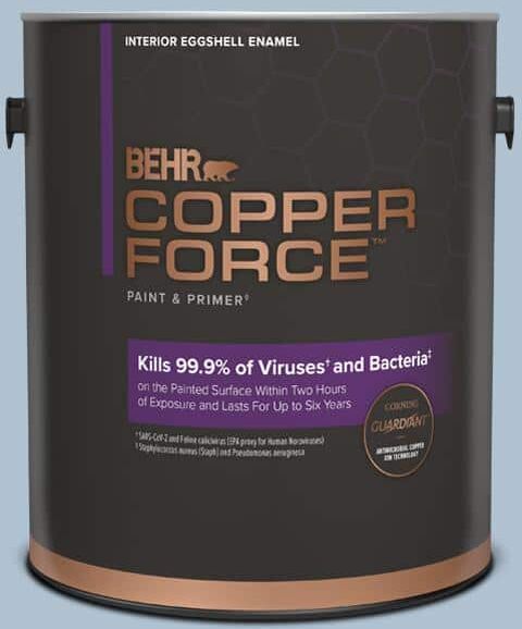 COPPER FORCE 1 gal. #S510-2 Boot Cut Eggshell Enamel Virucidal and Antibacterial Interior Paint & Primer