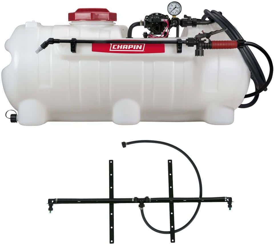 Chapin International Chapin 97214: 25 gal. 2.5GPM/12V EZ Mount Deluxe Multi-Purpose ATV/UTV Tank Sprayer for Lawn and Garden