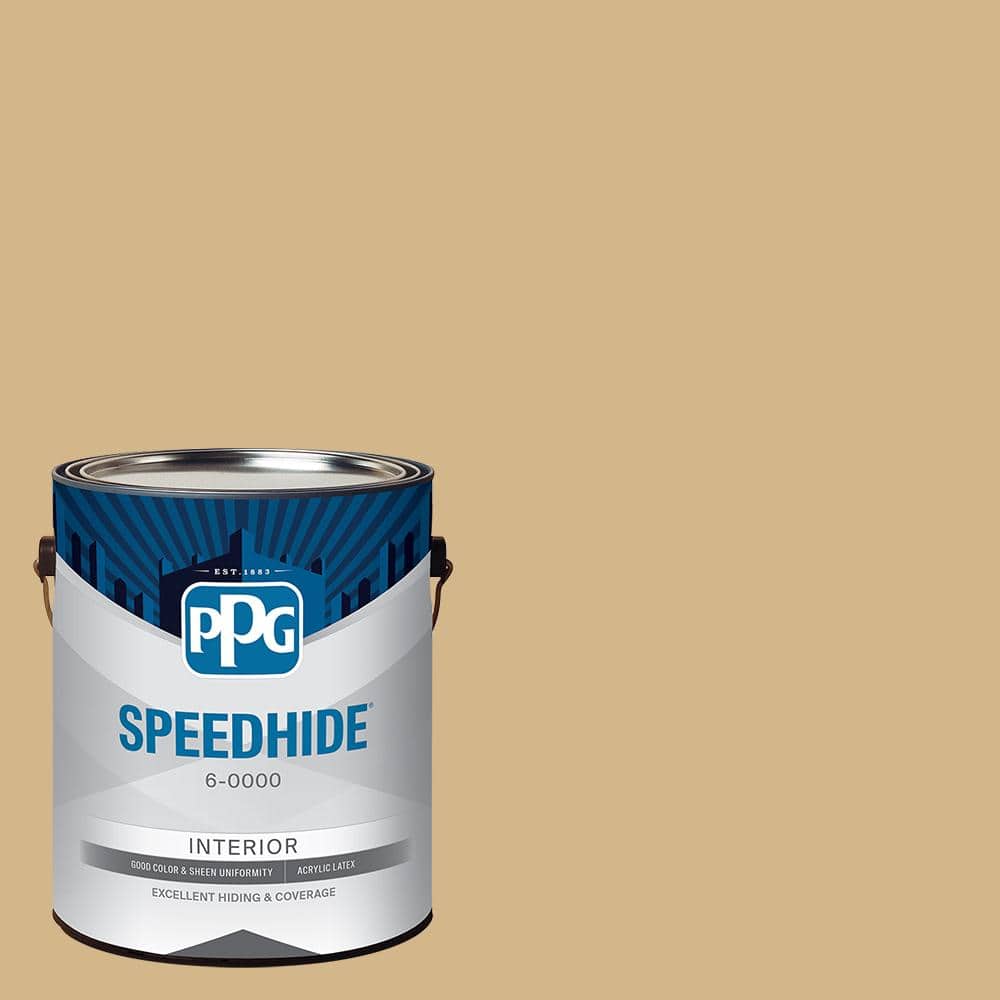 SPEEDHIDE 1 gal. PPG1092-4 Craftsman Gold Satin Interior Paint