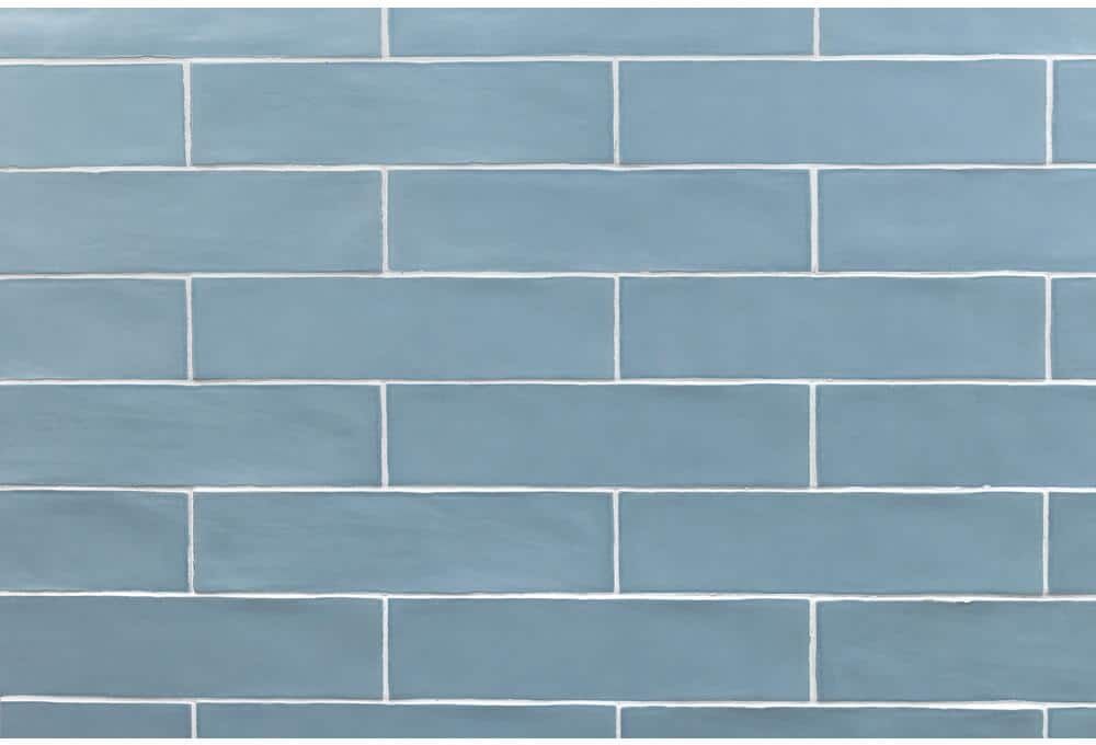 Ivy Hill Tile Strait Blue 3 in. x 12 in. 8 mm Matte Ceramic Subway Wall Tile (22-piece 5.38 sq. ft. / Box)