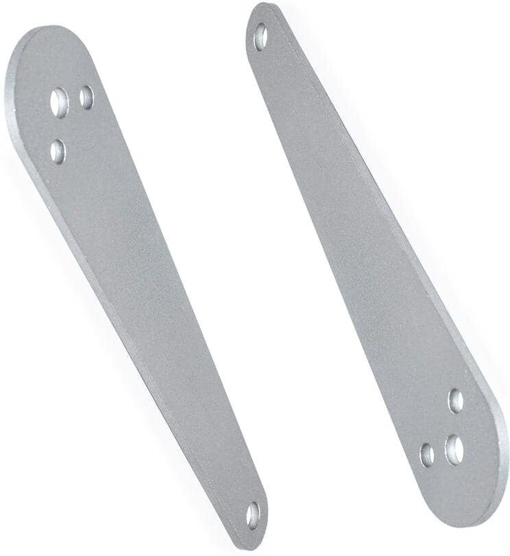 ALEKO Push to Open 10 in. x 1 in. x 4 in. Metal Post Pivot Bracket For Swing Gate Opener Lot of 2