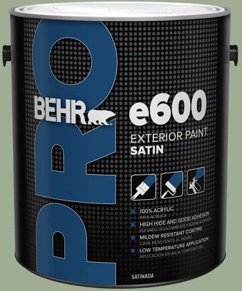 BEHR PRO 1 gal. #S390-4 Roof Top Garden Satin Exterior Paint