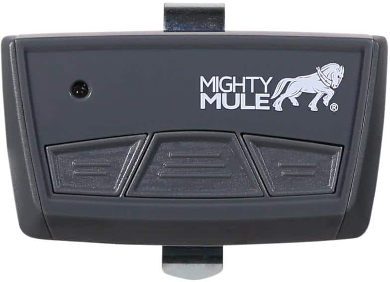 Mighty Mule 3-Button Remote for Garage Door Openers and Gate Openers