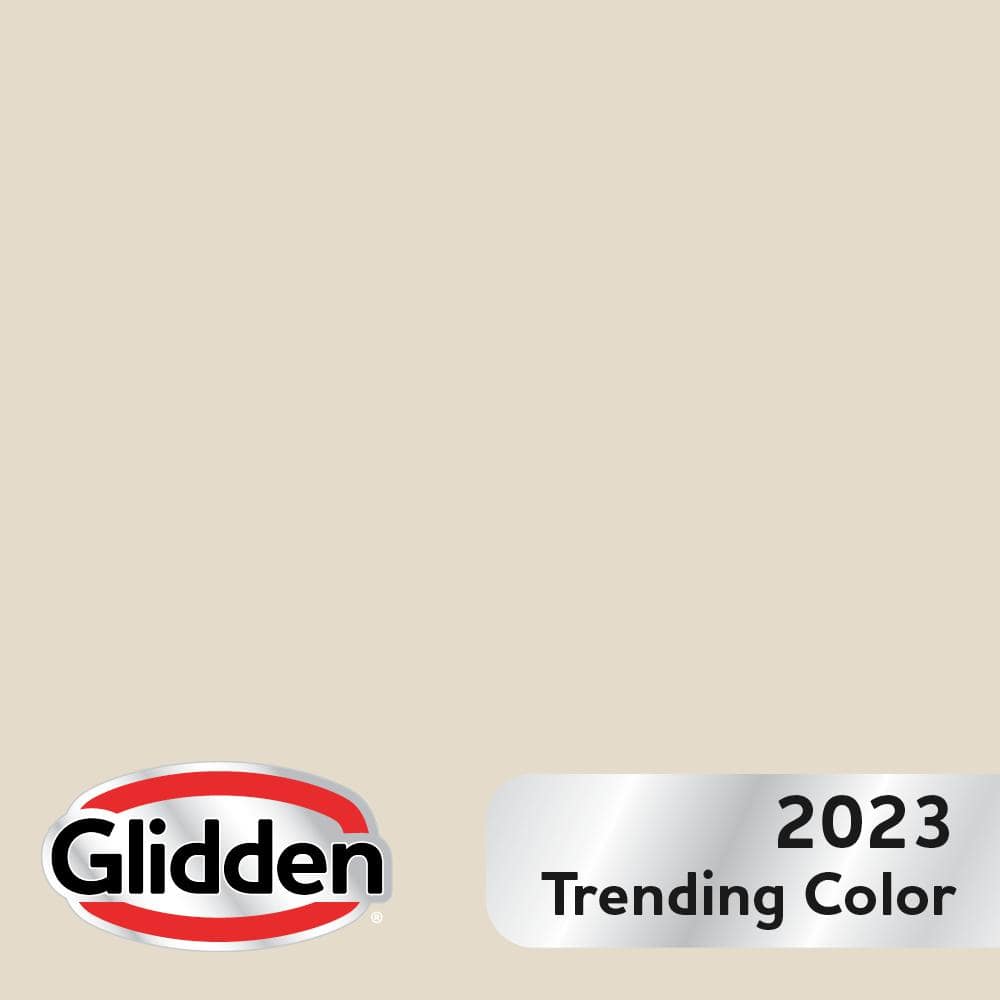 Glidden Premium 1-gal. Fossil Stone PPG1102-2 Flat Interior Latex Paint