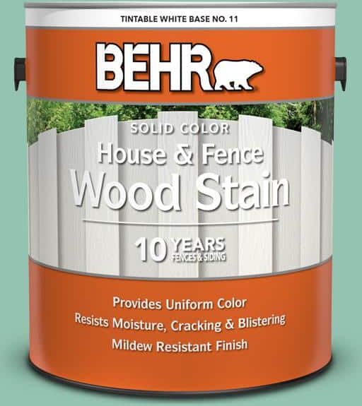 BEHR 1 gal. #M420-4 Jade Mountain Solid Color House and Fence Exterior Wood Stain