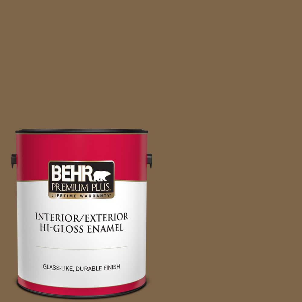 BEHR PREMIUM PLUS 1 gal. #PPU4-19 Arts and Crafts Hi-Gloss Enamel Interior/Exterior Paint