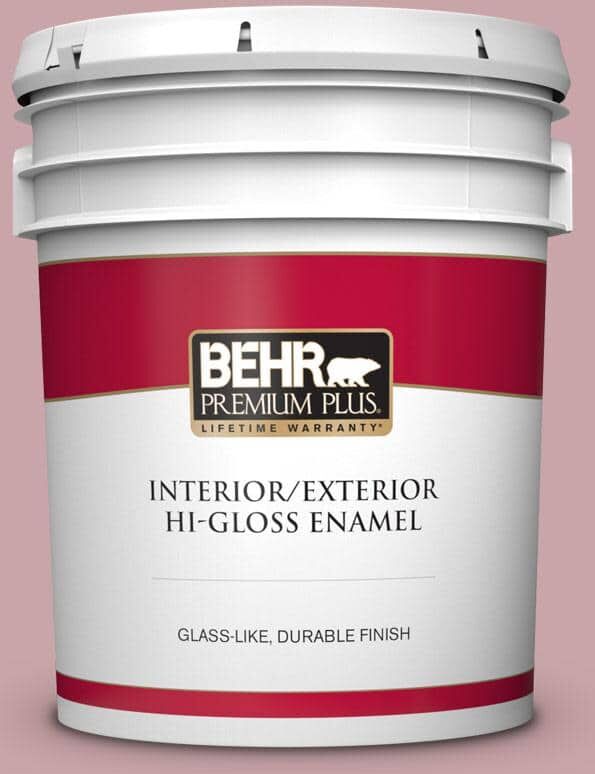 BEHR PREMIUM PLUS 5 gal. Home Decorators Collection #HDC-CT-08A Hydrangea Bouquet Hi-Gloss Enamel Interior/Exterior Paint