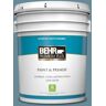 BEHR PREMIUM PLUS 5 gal. #BIC-22 Relaxed Blue Satin Enamel Low Odor Interior Paint & Primer