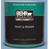 BEHR PREMIUM PLUS 1 qt. #570D-4 Colorado Springs Semi-Gloss Enamel Exterior Paint & Primer