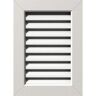 Ekena Millwork 12 in. x 30 in. Vertical Gable Vent Functional with Flat Trim Frame