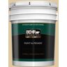 BEHR PREMIUM PLUS 5 gal. #PPU7-19 Crepe Semi-Gloss Enamel Exterior Paint & Primer