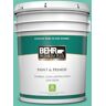 BEHR PREMIUM PLUS 5 gal. #P440-4 March Aquamarine Semi-Gloss Enamel Low Odor Interior Paint & Primer