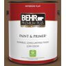 BEHR PREMIUM PLUS 1 gal. #PPU4-20 Ancient Root Flat Low Odor Interior Paint & Primer