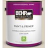 BEHR PREMIUM PLUS 1 gal. Designer Collection #DC-011 Gray Envelope Eggshell Enamel Low Odor Interior Paint & Primer