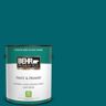 BEHR PREMIUM PLUS 1 gal. #S-H-520 Peacock Tail Semi-Gloss Enamel Low Odor Interior Paint & Primer