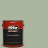 BEHR PREMIUM PLUS 1 gal. #430E-3 Laurel Mist Flat Exterior Paint & Primer