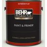 BEHR PREMIUM PLUS 1 gal. #PPL-75 Wisdom Flat Exterior Paint & Primer