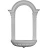 Ekena Millwork 27-1/2 in. x 7-1/4 in. x 45-3/4 in. Primed Polyurethane Surface Mount Hillsborough Wall Niche