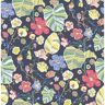 A-Street Prints Gwyneth Navy Floral Navy Paper Strippable Roll (Covers 56.4 sq. ft.)