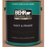 BEHR PREMIUM PLUS 1 gal. #QE-12 Dune Drift Semi-Gloss Enamel Exterior Paint & Primer