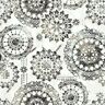 RoomMates Black and White Bohemian Medallion Peel and Stick Wallpaper (Covers 28.18 sq. ft.)