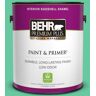 BEHR PREMIUM PLUS 1 gal. #470B-4 Intense Jade Eggshell Enamel Low Odor Interior Paint & Primer