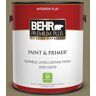 BEHR PREMIUM PLUS 1 gal. #N330-6 Lagoon Moss Flat Low Odor Interior Paint & Primer