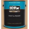 BEHR PREMIUM PLUS 1 gal. #PPU4-16 Kenya Satin Enamel Exterior Paint & Primer