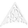 Ekena Millwork 1 in. x 36 in. x 21 in. (14/12) Pitch Austin Gable Pediment Architectural Grade PVC Moulding