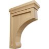 Ekena Millwork 2-1/2 in. x 8 in. x 6 in. Cherry Medium Gomez Bracket