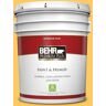 BEHR PREMIUM PLUS 5 gal. #P260-6 Smiley Face Flat Low Odor Interior Paint & Primer