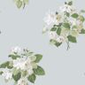 Duck Egg Blue and Cream Secret Garden Detailed Bouquet Non-Woven Paper Non-Pasted Wallpaper Roll (Covers 57.75 sq. ft.)