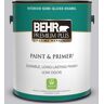 BEHR PREMIUM PLUS 1 gal. #N550-2 Centre Stage Semi-Gloss Enamel Low Odor Interior Paint & Primer