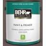 BEHR PREMIUM PLUS 1 gal. #MQ2-44 Museum Semi-Gloss Enamel Low Odor Interior Paint & Primer