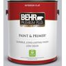 BEHR PREMIUM PLUS 1 gal. #N540-2 Glitter color Flat Low Odor Interior Paint & Primer