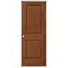 JELD-WEN 30 in. x 80 in. Cambridge Hazelnut Stain Right-Hand Solid Core Molded Composite MDF Single Prehung Interior Door