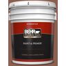 BEHR PREMIUM PLUS 5 gal. #MQ1-61 Upper Eastside Flat Exterior Paint & Primer