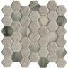 EMSER TILE Glitz Joy 11.81 in. x 11.97 in. Honeycomb Glossy Glass Mosaic Tile (0.982 sq. ft./Each)