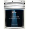 BEHR MARQUEE 5 gal. #N370-1 Roadster White Satin Enamel Exterior Paint & Primer