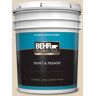 BEHR PREMIUM PLUS 5 gal. #PPU7-17 Wax Sculpture Satin Enamel Exterior Paint & Primer