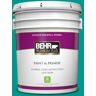 BEHR PREMIUM PLUS 5 gal. #S-G-490 Intense Teal Eggshell Enamel Low Odor Interior Paint & Primer