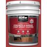 BEHR PREMIUM 5 gal. #PFC-03 Red Baron Self-Priming 1-Part Epoxy Satin Interior/Exterior Concrete and Garage Floor Paint