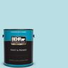BEHR PREMIUM PLUS 1 gal. #M470-2 Basin Blue Satin Enamel Exterior Paint & Primer
