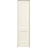 JELD-WEN 32 in. x 96 in. Monroe Vanilla Painted Right-Hand Smooth Solid Core Molded Composite MDF Single Prehung Interior Door