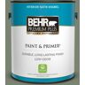 BEHR PREMIUM PLUS 1 gal. #PPU11-18 Cactus Garden Satin Enamel Low Odor Interior Paint & Primer