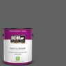 BEHR PREMIUM PLUS 1 gal. #N460-6 Hematite Eggshell Enamel Low Odor Interior Paint & Primer