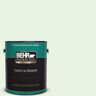 BEHR PREMIUM PLUS 1 gal. #450C-1 Dinner Mint Semi-Gloss Enamel Exterior Paint & Primer