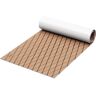 VEVOR EVA Foam Faux Teak Boat Decking Sheet 74.8 in. x 27.6 in. 6 mm Thick Non-Skid Self-Adhesive for Boat Flooring