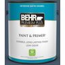 BEHR PREMIUM PLUS 1 gal. #QE-55 Harbour Satin Enamel Low Odor Interior Paint & Primer