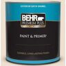 BEHR PREMIUM PLUS 1 qt. #ECC-40-2 Southwestern Sand Satin Enamel Exterior Paint & Primer